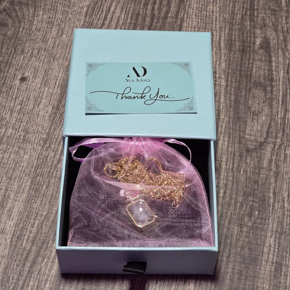 Ava Delora Locket Necklace - Picture 2 of 2